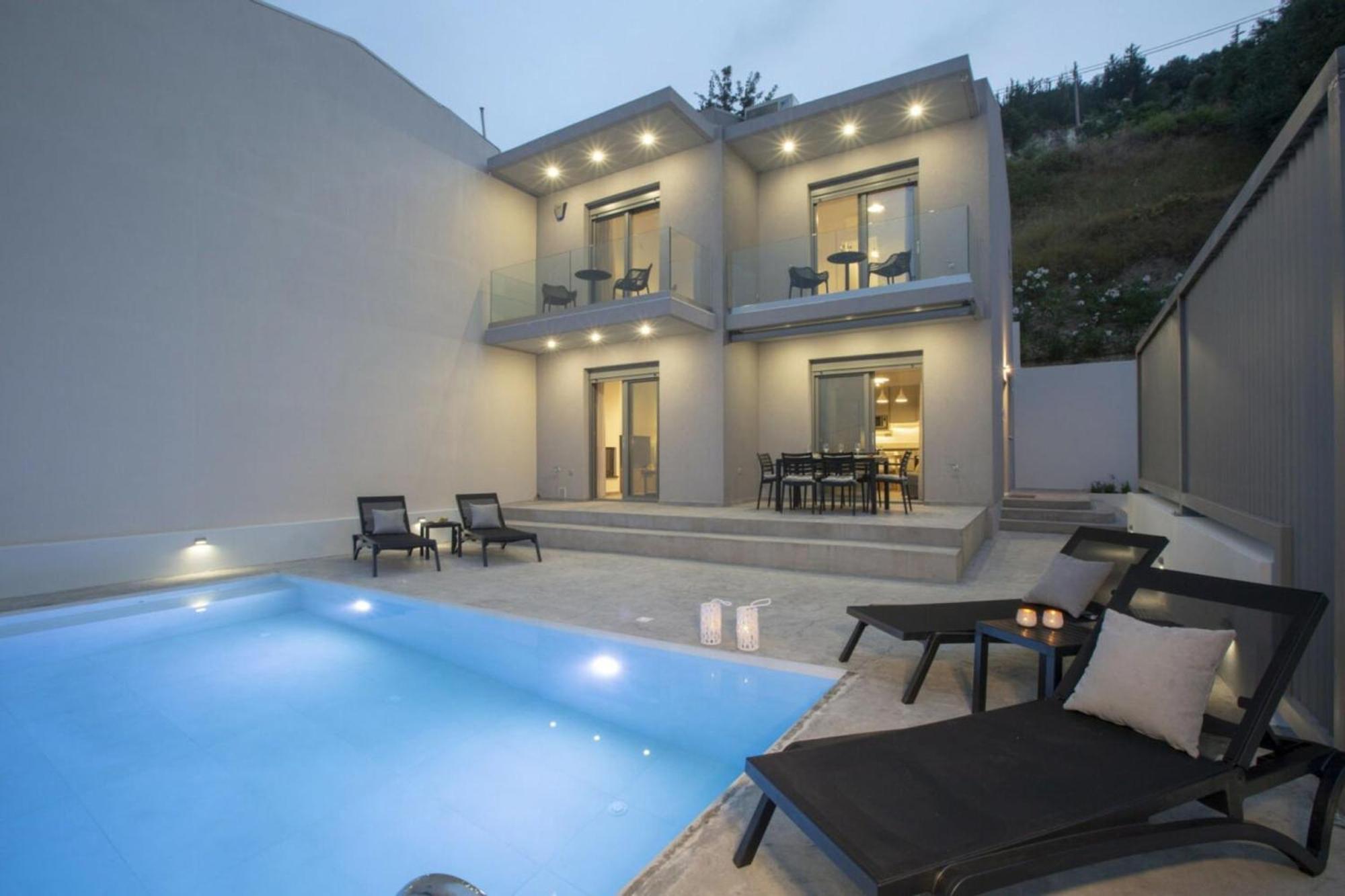 Aloft Luxury Villas Lefkada - Heated Pool Apolpaina Exterior foto